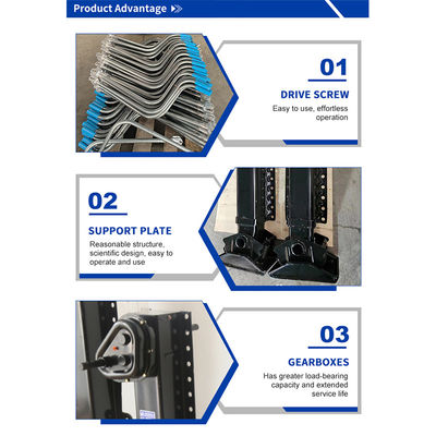 60T Trailers Landing Gear Customized International Standard Semi Trailer Parts with High Lift and Height (Partes de semi-trailers padrão internacional personalizadas com elevada elevação e altura)