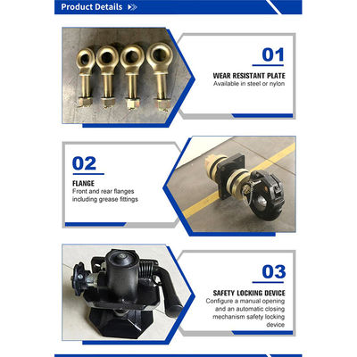 Acoplamento de tracção de barra de engate do reboque com capacidade de 13-65 kg e valor D de 140KN/150KN/280KN/360KN